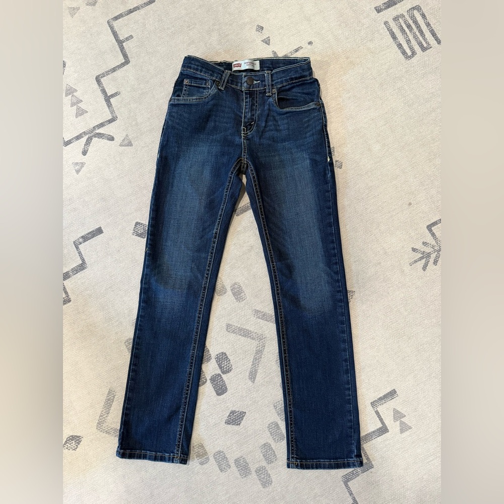 Levi's Dark Blue Kids Straight Leg Jeans